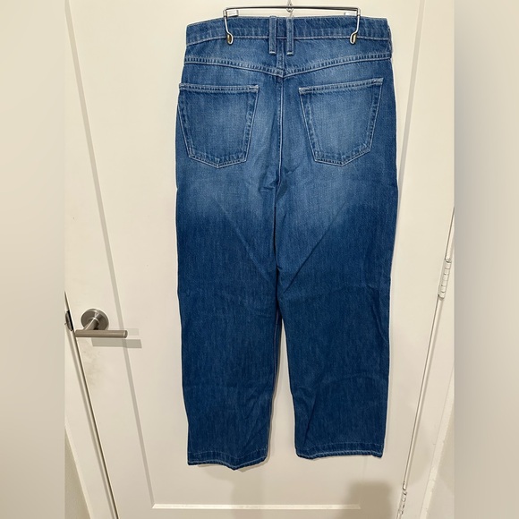 FRAME LE HIGH 'N' TIGHT WIDE LEG JEANS IN ATRIUM - Picture 4 of 9